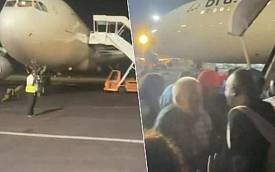 Woedende passagiers Brussels Airlines bestormen vliegtuig dat al twee dagen geblokkeerd staat