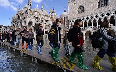Venetië toch niet op lijst met bedreigd werelderfgoed na aankondiging taks op dagjestoerisme