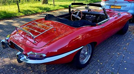 Jaguar E-type (1967) - In het Wild
