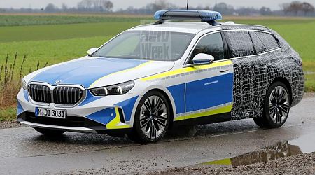 Nieuwe BMW 5-serie Touring nu al op pad als politieauto