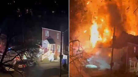 KIJK. Huis explodeert terwijl politie huiszoeking probeert uit te voeren in VS
