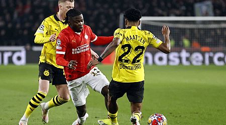 LIVEBLOG PSV-DORTMUND. PSV en Bakayoko missen grootste kansen, Dortmund herstelt evenwicht