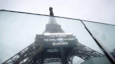 Eiffeltoren zondag weer open, was dagenlang dicht door staking