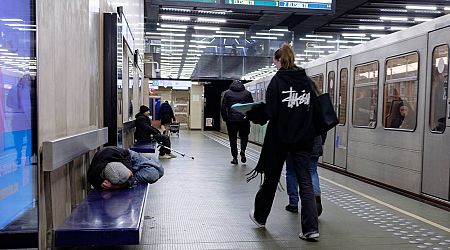 Afgebakende zones voor daklozen en druggebruikers in Brussels metrostation Merode