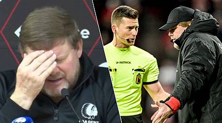 “Hij is niet klaar voor zo’n beladen match”: AA Gent lijdt pijnlijke nederlaag op Standard, Vanhaezebrouck hard voor ref