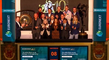 Gongslag op Euronext opent de Week van de Belegger 2024