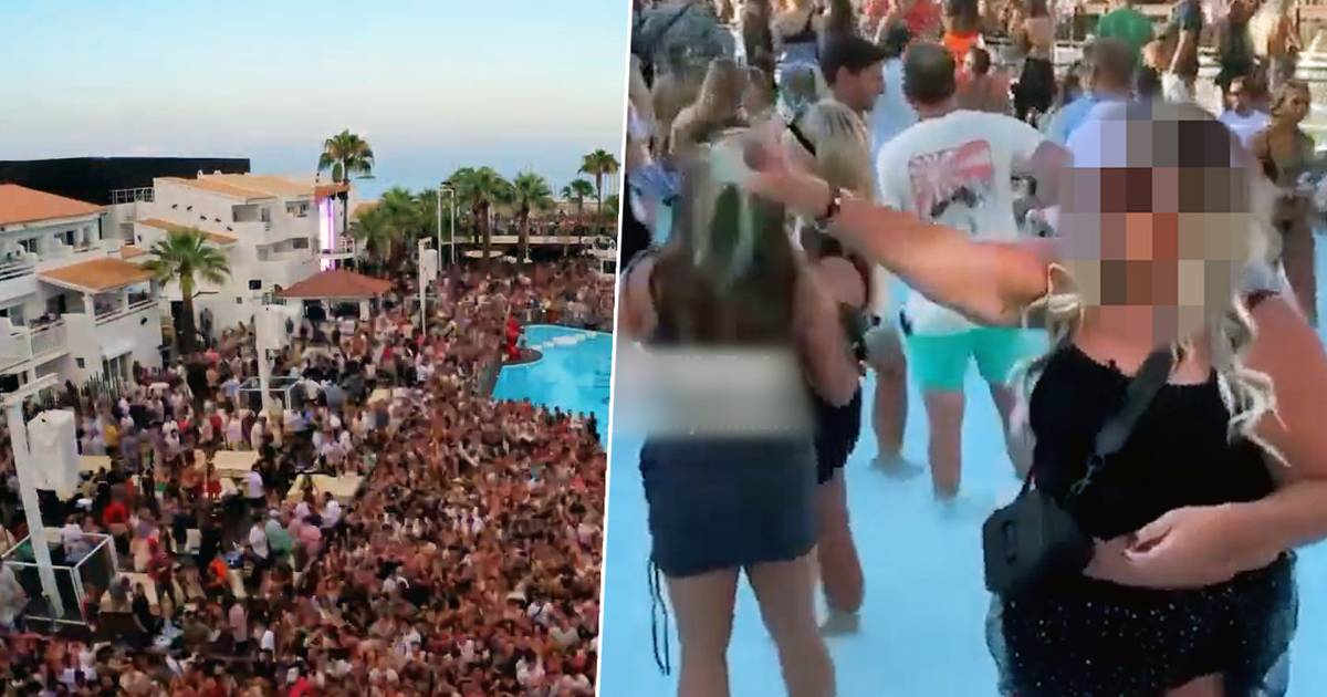 KIJK. Vrouw strooit as broer uit in zwembad van beroemde club op Ibiza