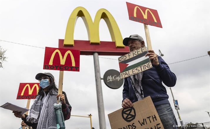 Pro-Palestijnse boycots zetten druk op resultaten McDonald’s