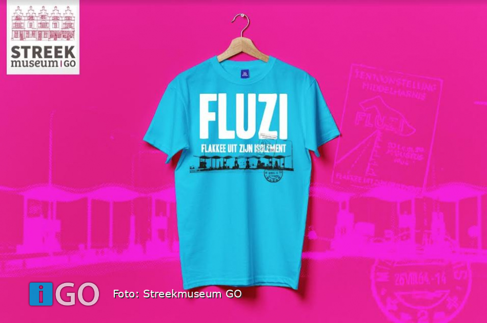 Lokaal product! FLUZI-shirts te koop Streekmuseum Goeree-Overflakkee