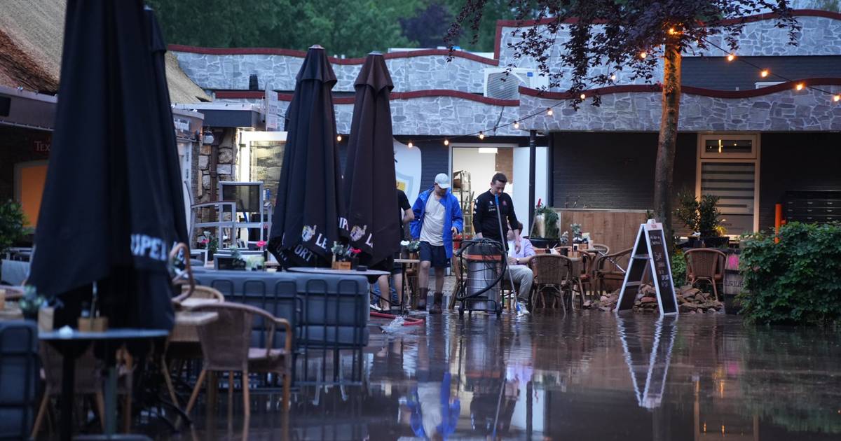 Restaurant in Kaatsheuvel loopt onder water: 'Nog niet zeker dat we morgen weer open kunnen' - BD.nl