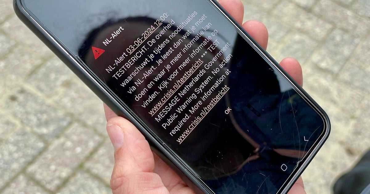 Aanpassing in NL-Alert App: 'Gelukkig kwam de waarschuwing binnen' - RTV Oost