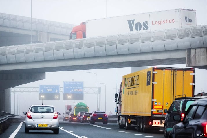 Minste vracht in Nederlandse vrachtauto’s sinds 2015