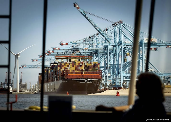 Minder goederen via Nederlandse zeehavens, wel meer Amerikaanse