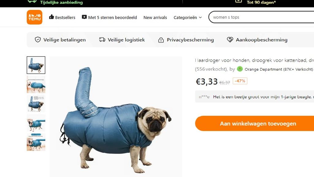 EU onderzoekt of webwinkel Temu veilig is en de regels volgt