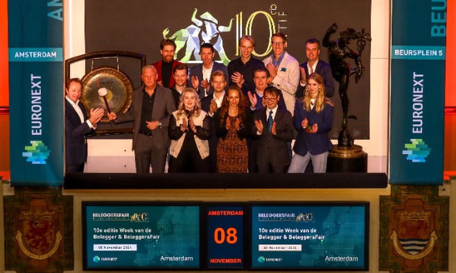 Gongslag op Euronext opent de Week van de Belegger 2024