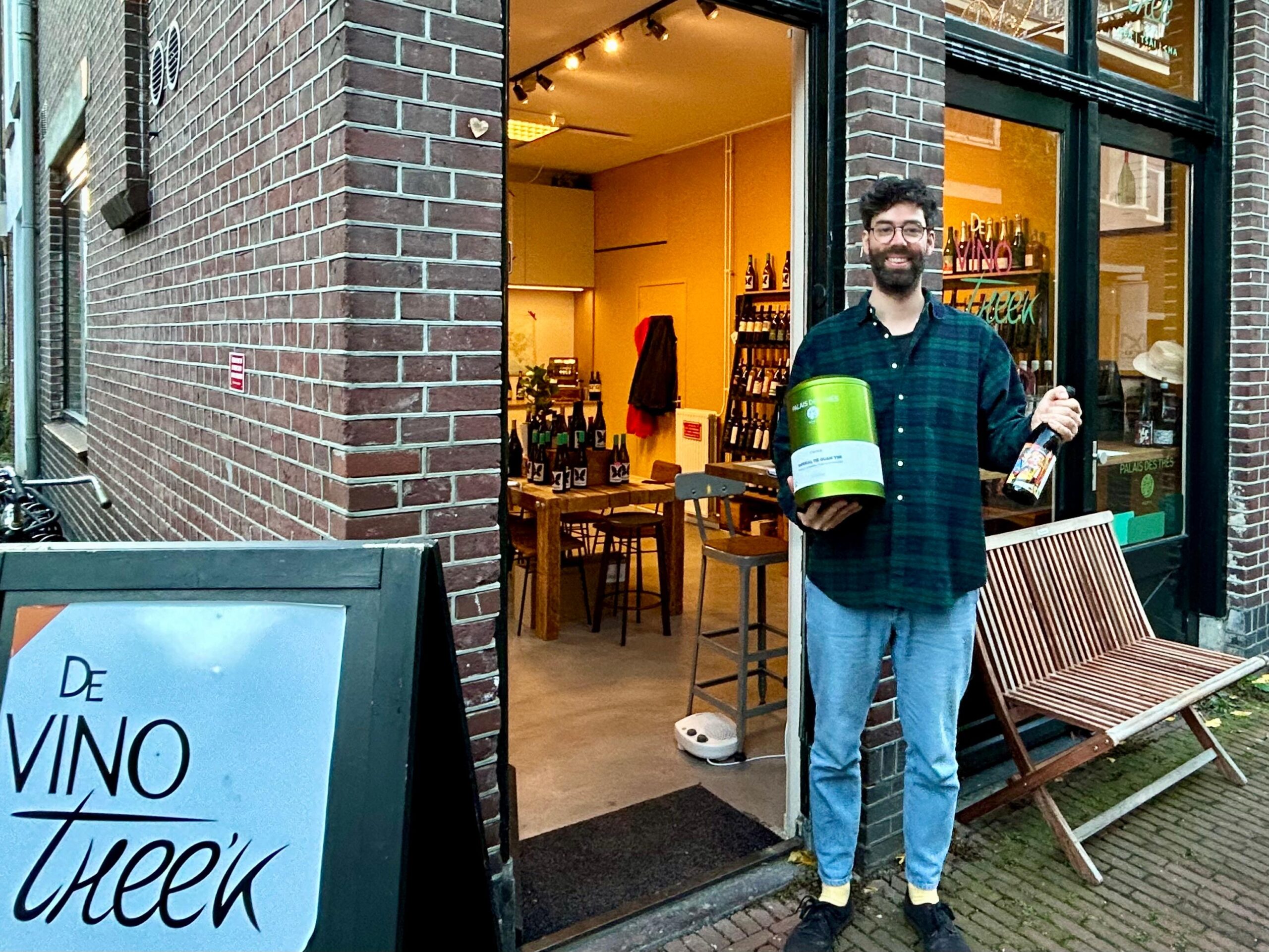 Santé! De eigenaar van wijnbar VinVin heeft nu een wijn- en theewinkel